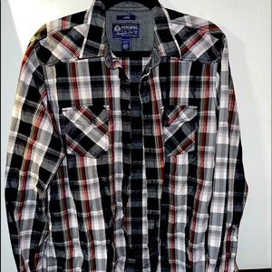 Used American Rag %100 cotton flannel shirt for men size large